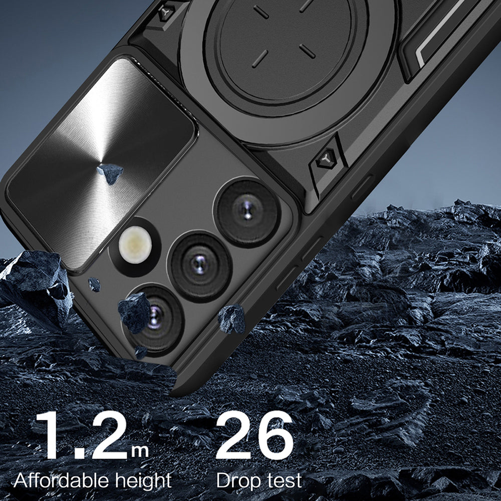 Etui til Samsung Galaxy S25 FE, Techsuit, CamGuard Pro, Blå