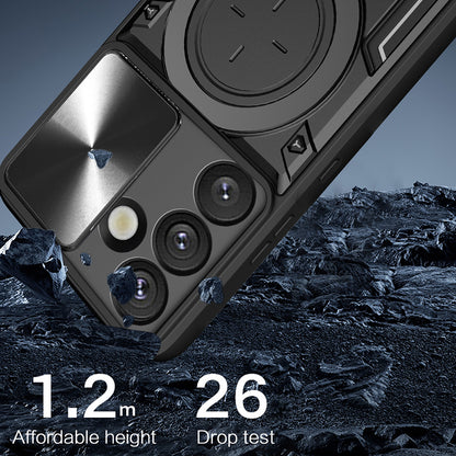 Etui til Samsung Galaxy S25 FE, Techsuit, CamGuard Pro, Blå