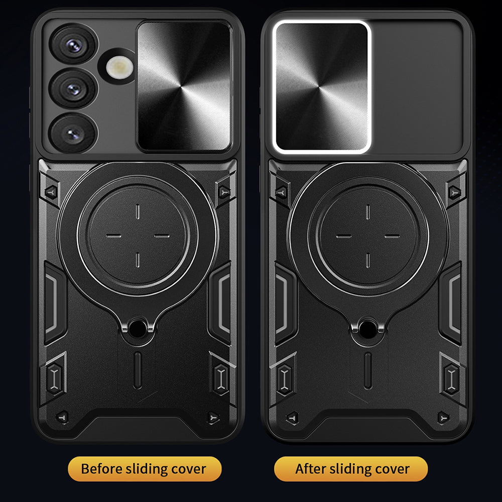 Etui til Samsung Galaxy S25 FE, Techsuit, CamGuard Pro, Blå