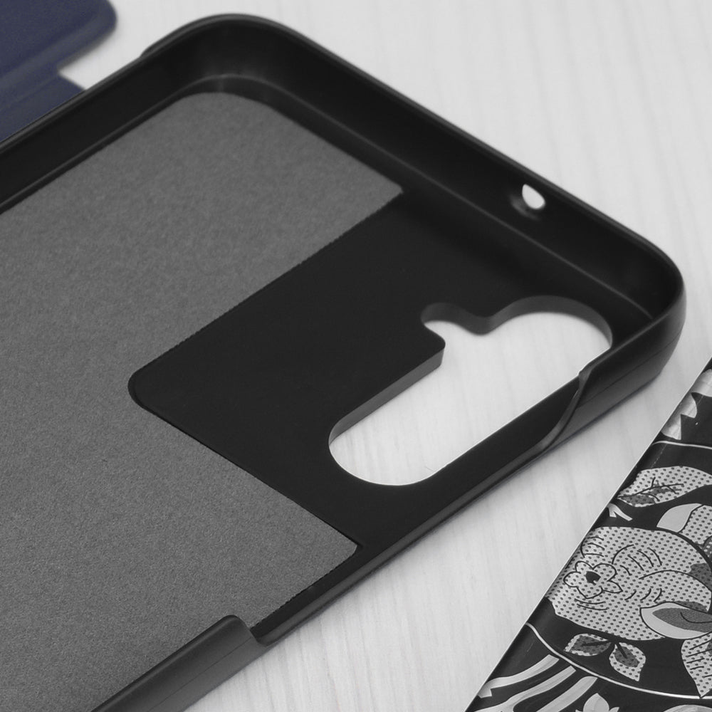 Etui til Samsung Galaxy S25 FE, Techsuit, eFold, Blå