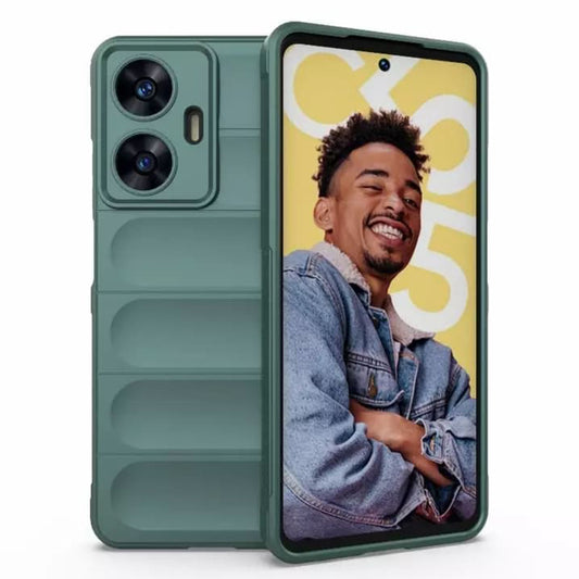 Cover til Samsung Galaxy S25 FE, Techsuit, Magic Shield, Grøn