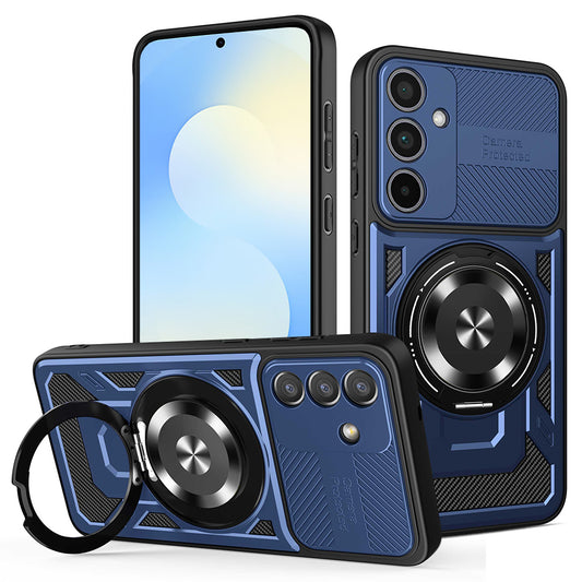 Cover til Samsung Galaxy S25 FE, Techsuit, RuggedCam, Blå