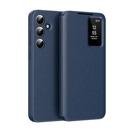 Cover til Samsung Galaxy S25 FE, Techsuit, SmartView, Blå