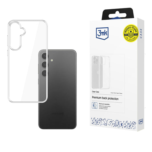 Cover til Samsung Galaxy S25+ S936, 3MK, Klar, Transparent