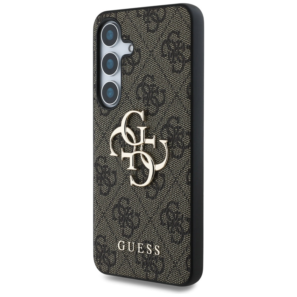 Etui til Samsung Galaxy S25+ S936, Guess, 4G Big Logo, Brun