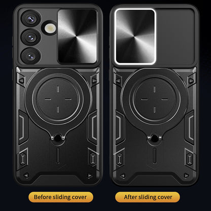 Cover til Samsung Galaxy S25+ S936, Techsuit, CamGuard Pro, Lilla