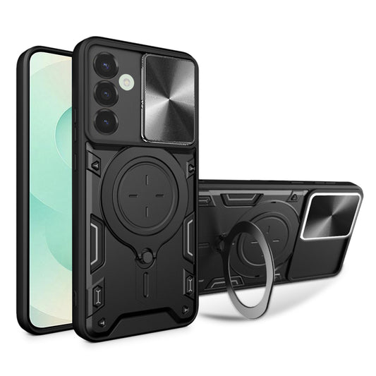 Cover til Samsung Galaxy S25+ S936, Techsuit, CamGuard Pro, Sort