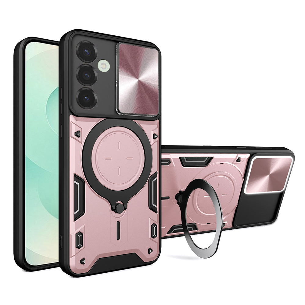 Cover til Samsung Galaxy S25+ S936, Techsuit, CamGuard Pro, Lyserød Guld