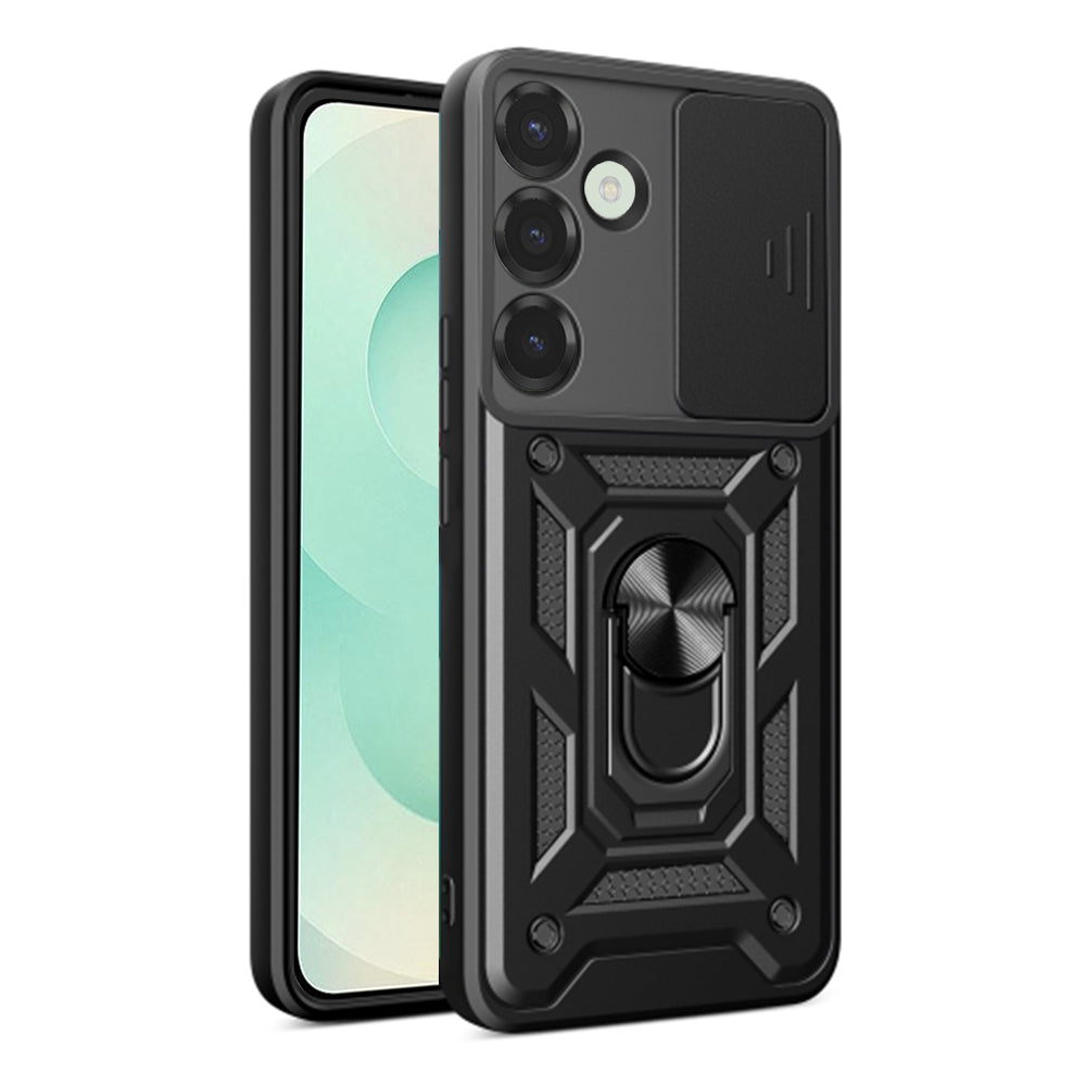 Cover til Samsung Galaxy S25+ S936, Techsuit, CamShield, Sort