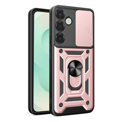 Cover til Samsung Galaxy S25+ S936, Techsuit, CamShield, Pink