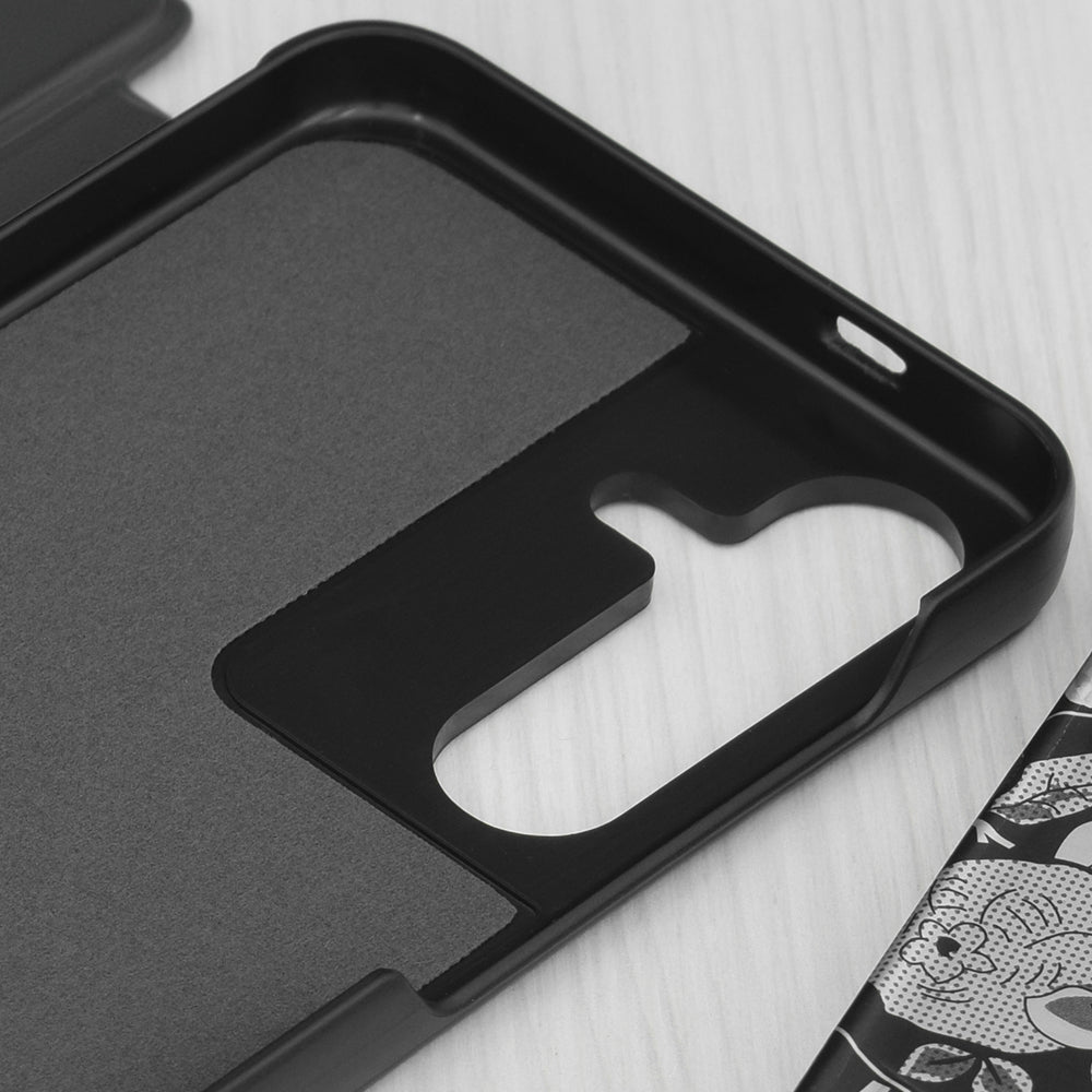 Cover til Samsung Galaxy S25+ S936, Techsuit, eFold, Sort