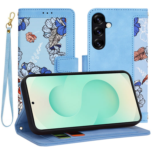Cover til Samsung Galaxy S25+ S936, Techsuit, FlipCraft, Blå