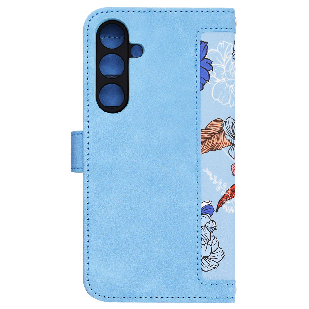 Cover til Samsung Galaxy S25+ S936, Techsuit, FlipCraft, Blå