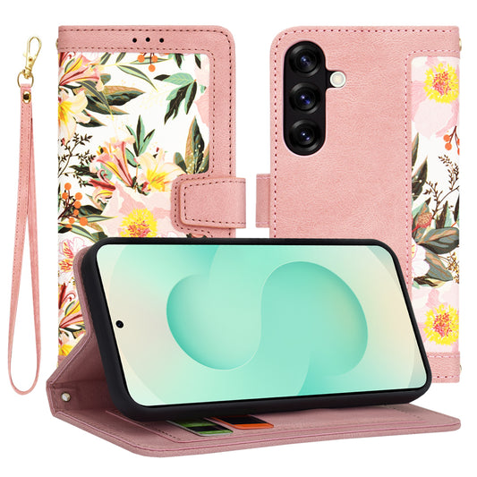 Cover til Samsung Galaxy S25+ S936, Techsuit, FlipCraft, Pink