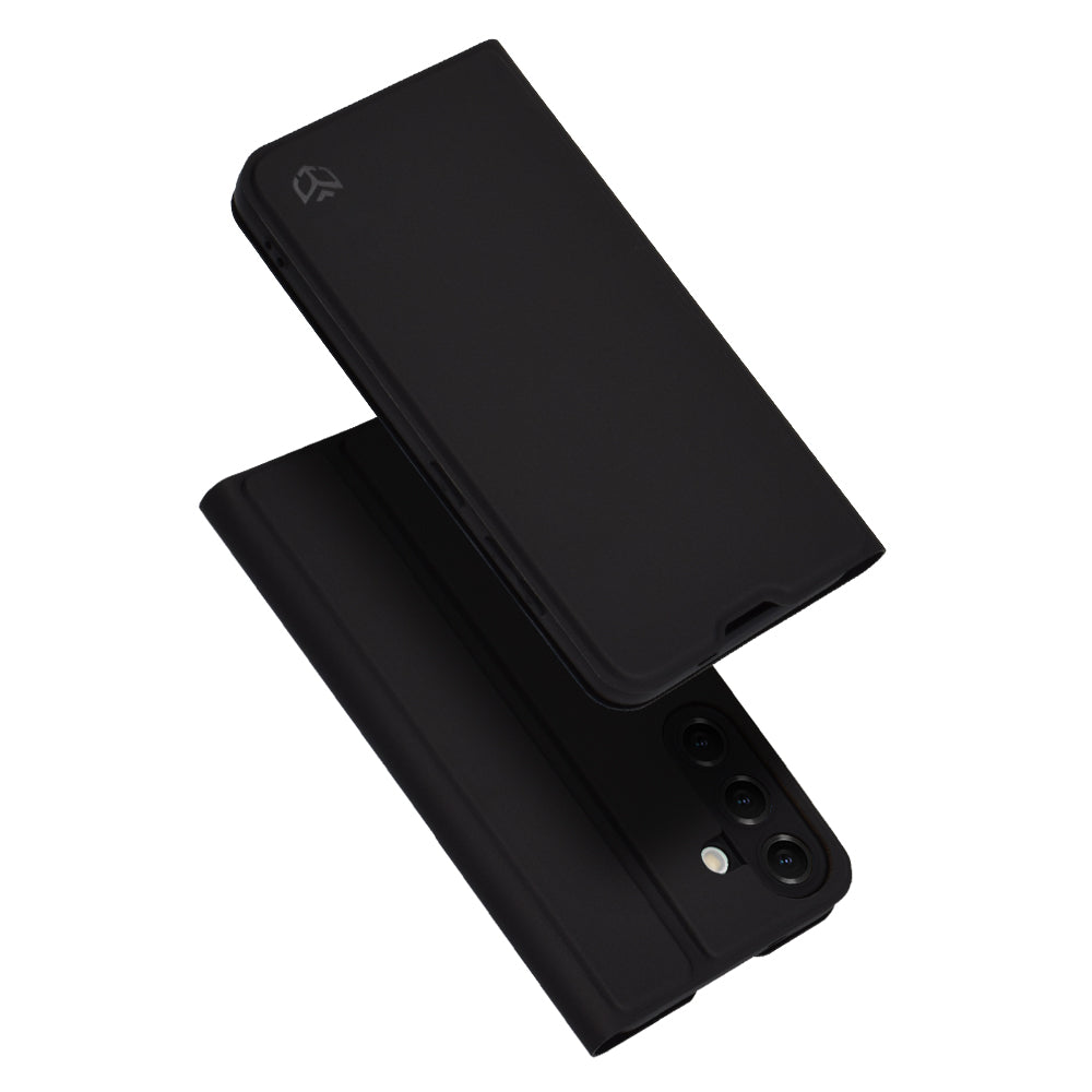 Cover til Samsung Galaxy S25+ S936, Techsuit, Magskin Book, Sort