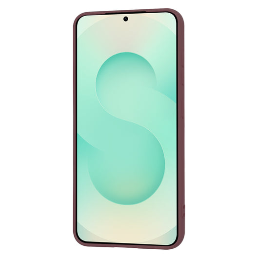 Cover til Samsung Galaxy S25+ S936, Techsuit, SoftFlex, Vinrød