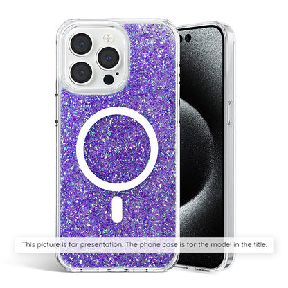 Cover til Samsung Galaxy S25+ S936, Techsuit, Glitrende Glitter, Lilla