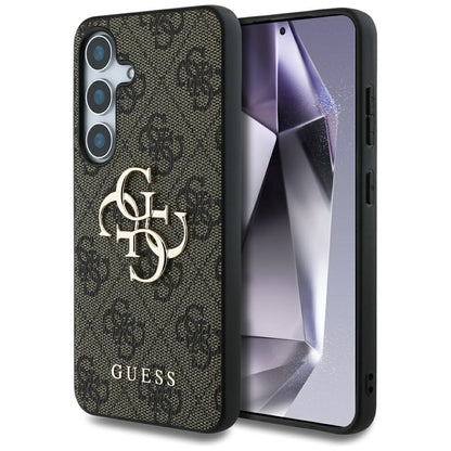 Etui til Samsung Galaxy S25 S931, Guess, 4G Big Logo, Brun