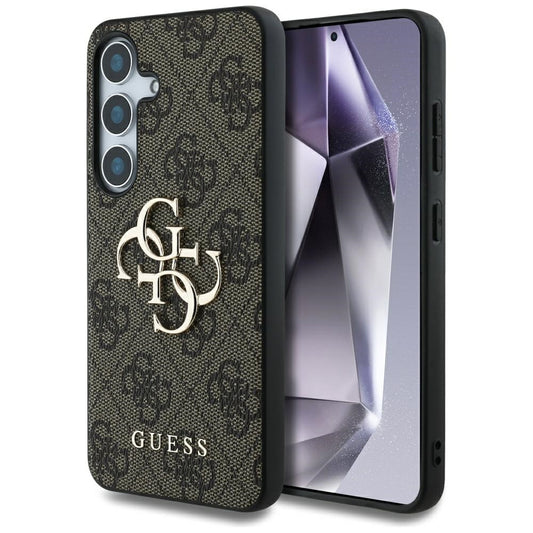 Etui til Samsung Galaxy S25 S931, Guess, 4G Big Logo, Brun