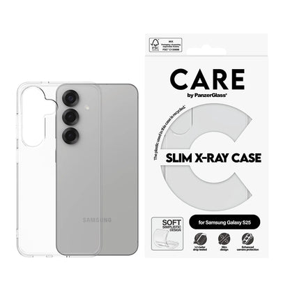 Hus til Samsung Galaxy S25 S931, PanzerGlass, Fashionable Care, Transparent