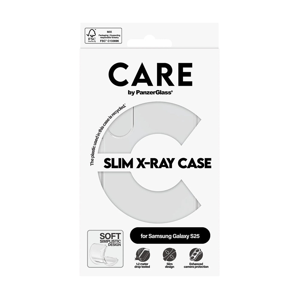 Hus til Samsung Galaxy S25 S931, PanzerGlass, Fashionable Care, Transparent