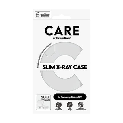 Hus til Samsung Galaxy S25 S931, PanzerGlass, Fashionable Care, Transparent
