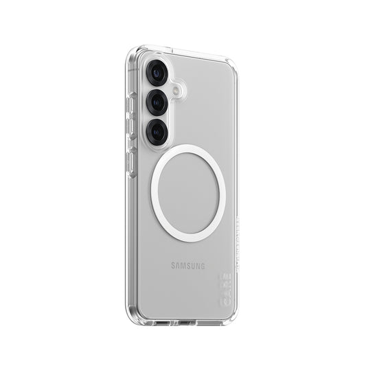 Etui til Samsung Galaxy S25 S931, PanzerGlass, Urban Combat Care, Hvid Transparent
