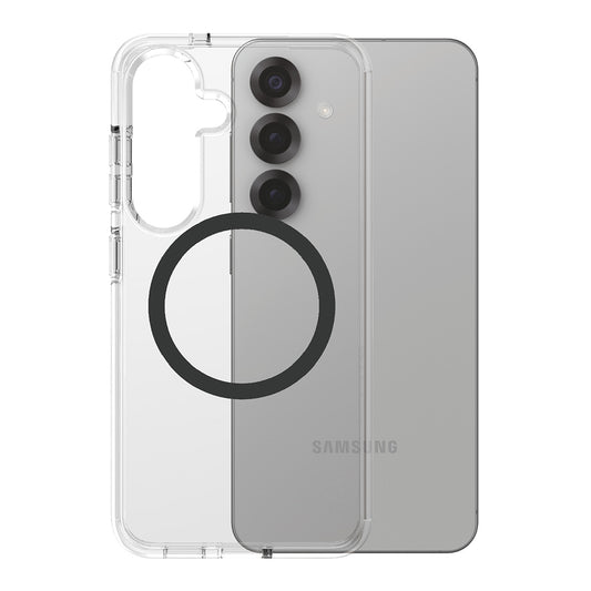 Etui til Samsung Galaxy S25 S931, PanzerGlass, Care Urban Combat, Sort Transparent