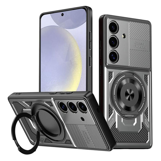 Cover til Samsung Galaxy S25 S931 / S24 S921, Techsuit, RuggedCam, Grå