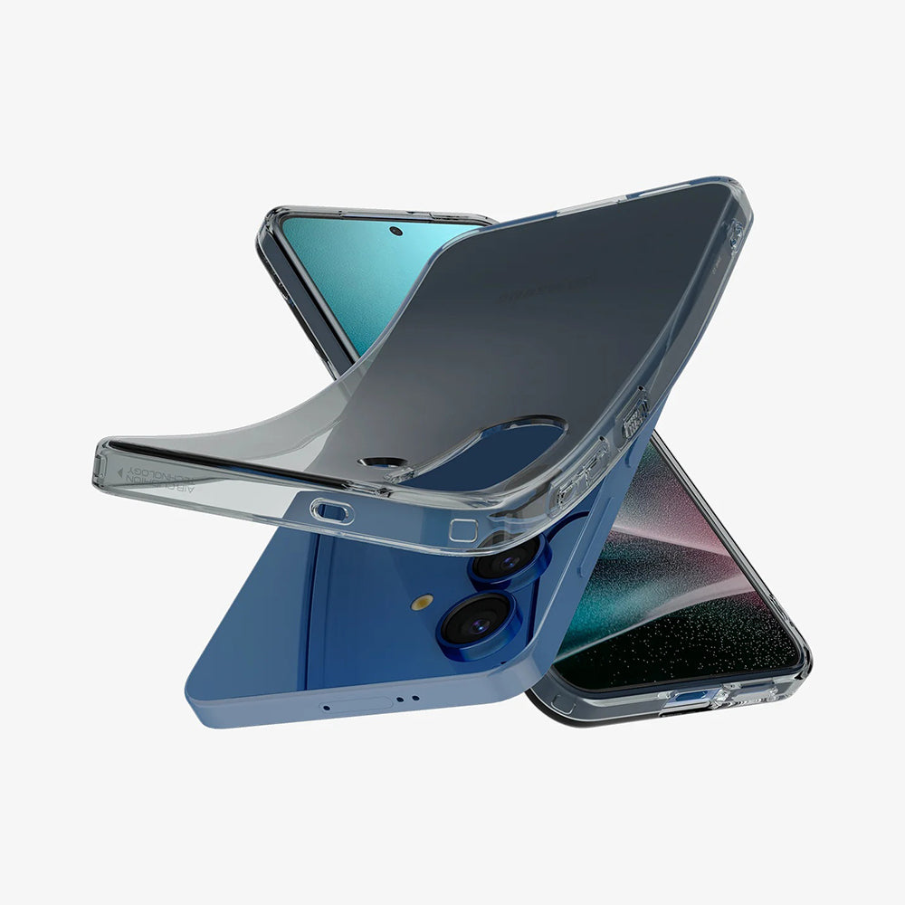 Etui til Samsung Galaxy S25 S931, Spigen, Liquid Crystal, Røgfarvet