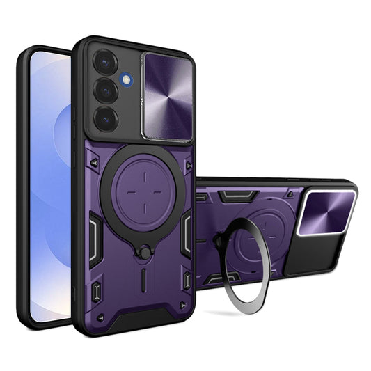 Cover til Samsung Galaxy S25 S931, Techsuit, CamGuard Pro, Lilla