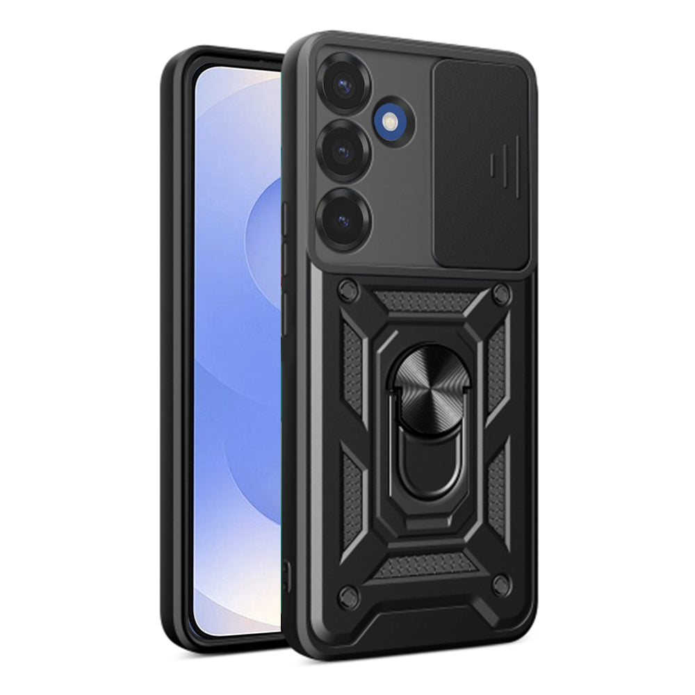 Cover til Samsung Galaxy S25 S931, Techsuit, CamShield, Sort