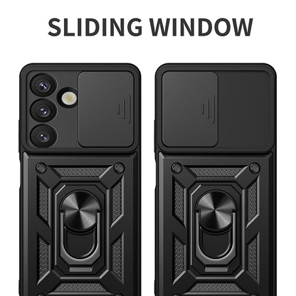 Cover til Samsung Galaxy S25 S931, Techsuit, CamShield, Sort