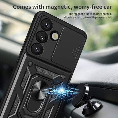 Cover til Samsung Galaxy S25 S931, Techsuit, CamShield, Sort