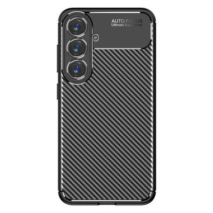 Cover til Samsung Galaxy S25 S931, Techsuit, CarbonFiber, Sort