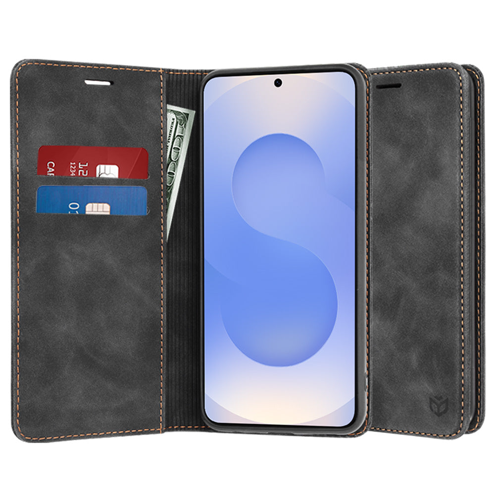 Cover til Samsung Galaxy S25 S931, Techsuit, Confy, Sort