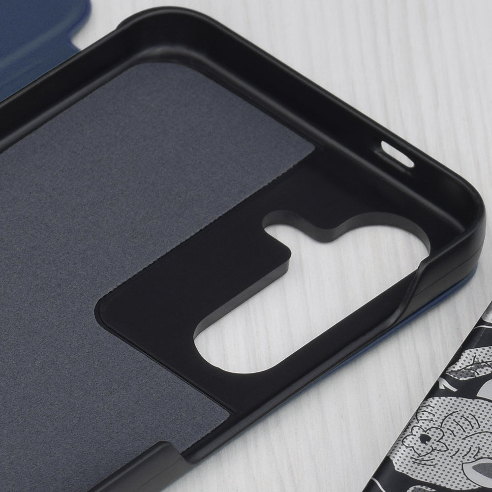 Cover til Samsung Galaxy S25 S931, Techsuit, eFold, Mørkeblå