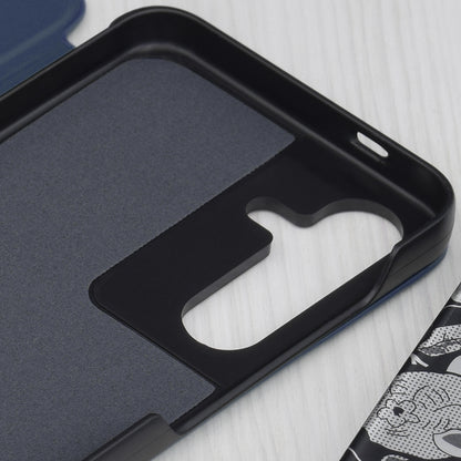 Cover til Samsung Galaxy S25 S931, Techsuit, eFold, Mørkeblå