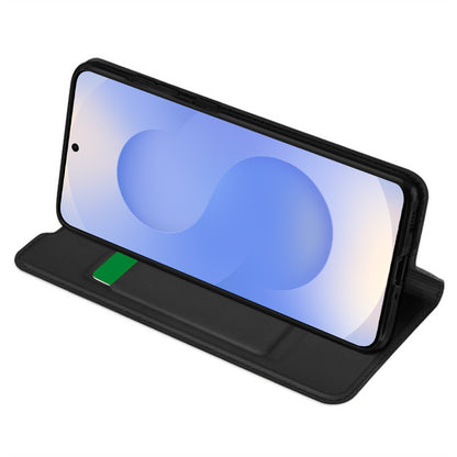 Cover til Samsung Galaxy S25 S931, Techsuit, Magskin Book, Sort