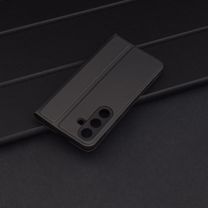 Cover til Samsung Galaxy S25 S931, Techsuit, Magskin Book, Sort