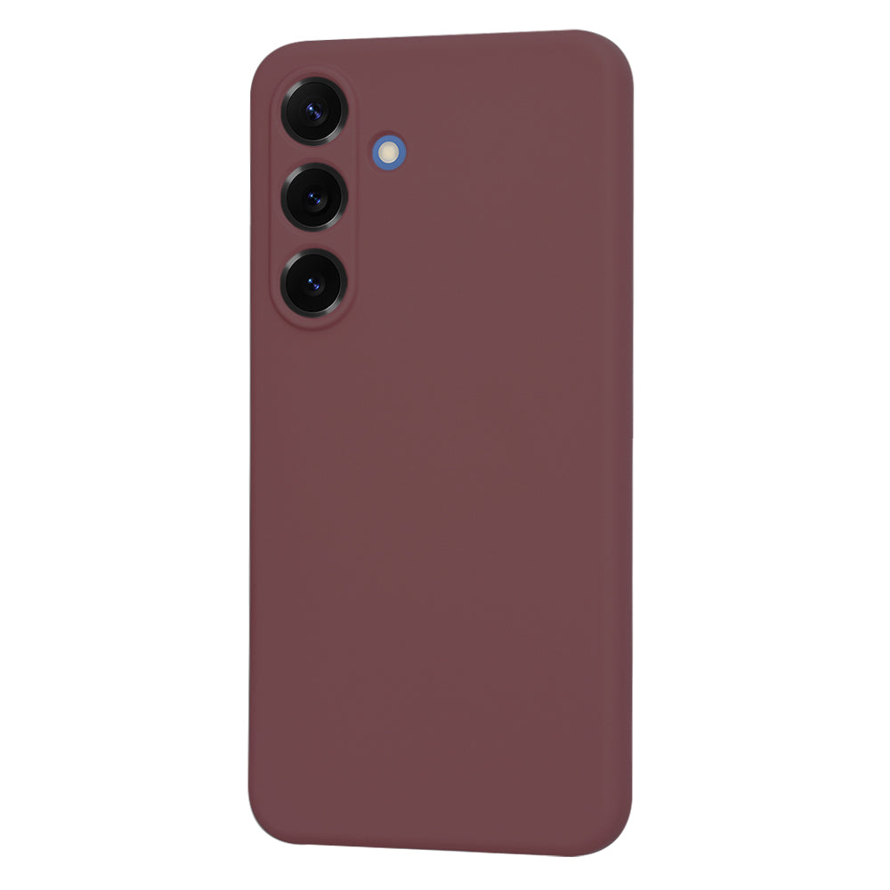 Cover til Samsung Galaxy S25 S931, Techsuit, SoftFlex, Vinrød