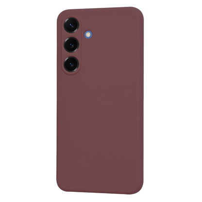 Cover til Samsung Galaxy S25 S931, Techsuit, SoftFlex, Vinrød