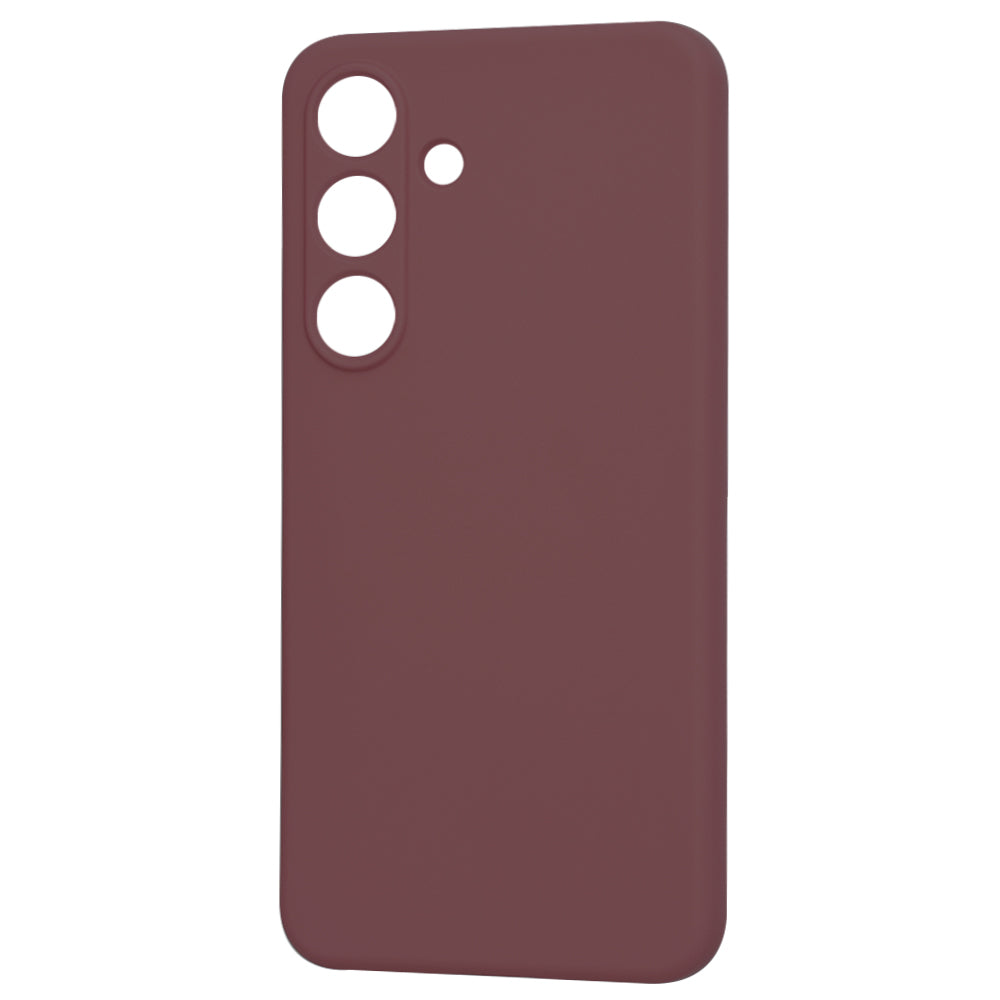 Cover til Samsung Galaxy S25 S931, Techsuit, SoftFlex, Vinrød