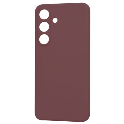 Cover til Samsung Galaxy S25 S931, Techsuit, SoftFlex, Vinrød