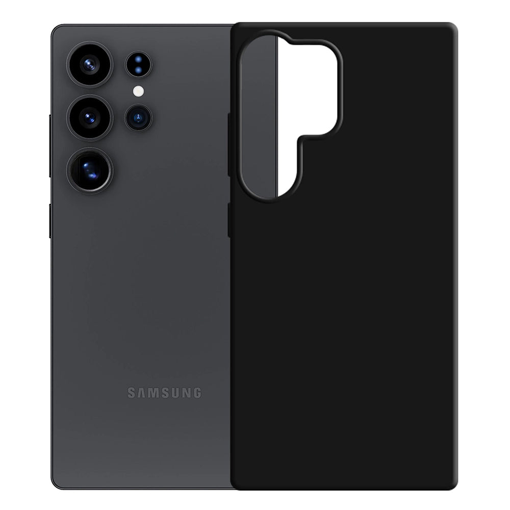 Cover til Samsung Galaxy S25 Ultra S938, 3MK, Silikone, Sort