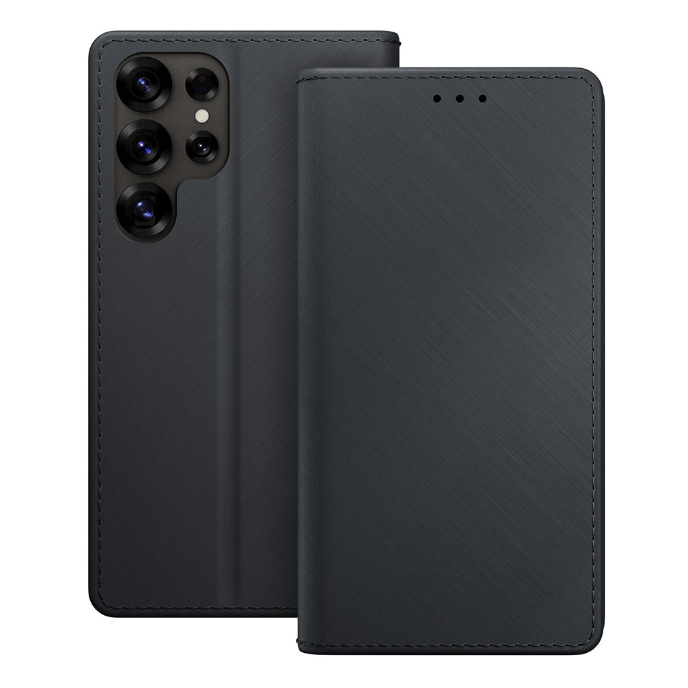 Cover til Samsung Galaxy S25 Ultra S938, 3MK, Wallet, Sort