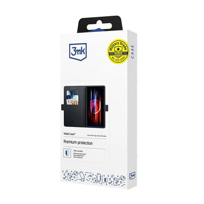 Cover til Samsung Galaxy S25 Ultra S938, 3MK, Wallet, Sort