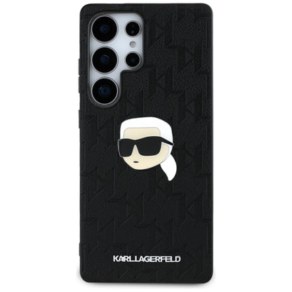 Etui til Samsung Galaxy S25 Ultra S938, Karl Lagerfeld, Monogram Karl's Head, Sort