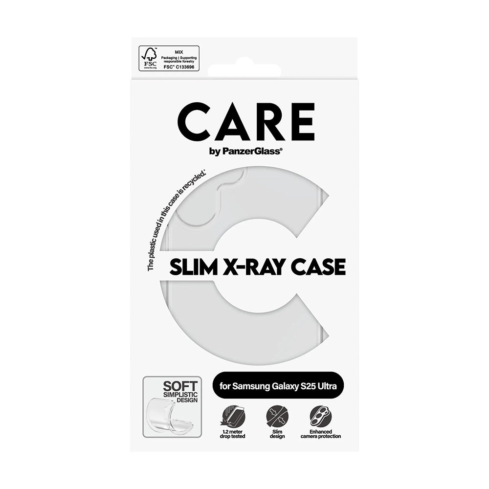 Etui til Samsung Galaxy S25 Ultra S938, PanzerGlass, Fashionable Care, Transparent