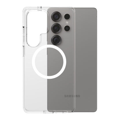 Etui til Samsung Galaxy S25 Ultra S938, PanzerGlass, Care Urban Combat, Hvid Transparent